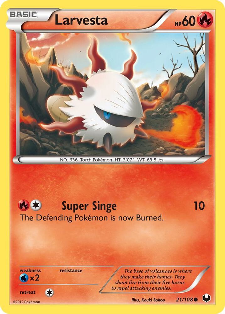 Larvesta 21 21/108 (Dark Explorers)  | Good Games Adelaide SA