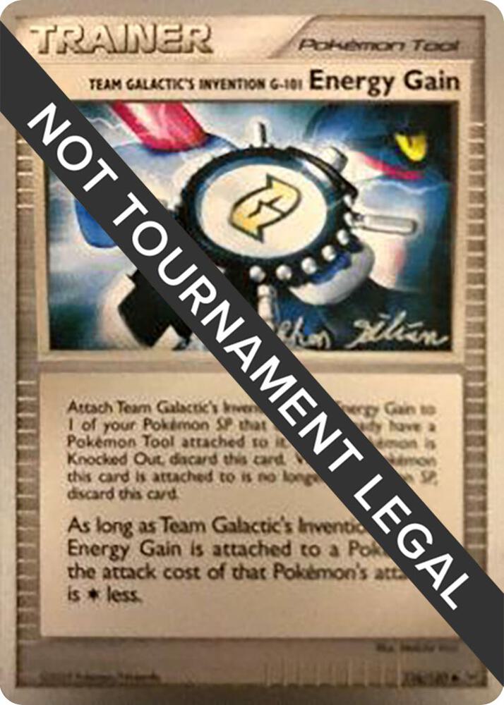Team Galactics Invention G 101 Energy Gain 2009 Stephen Silvestro 116/127 (World Championship Decks)  | Good Games Adelaide SA