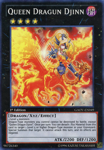 Queen Dragun Djinn [GAOV-EN049] Super Rare | Good Games Adelaide SA