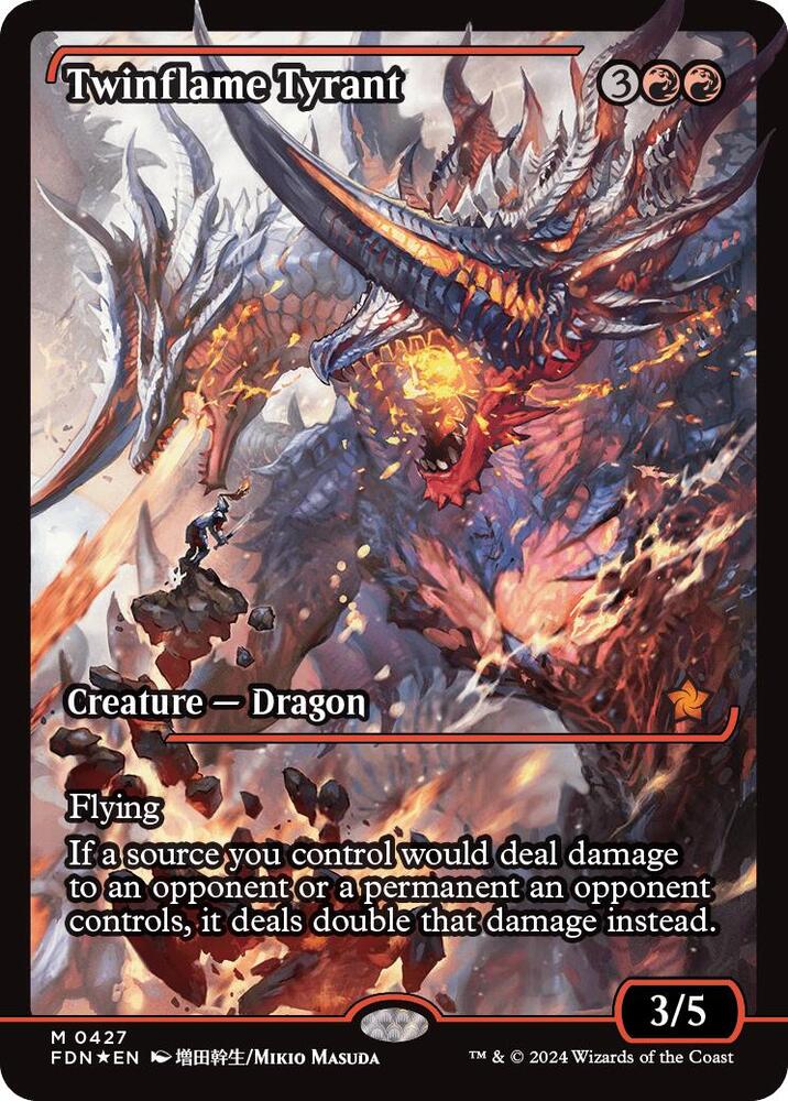 Twinflame Tyrant 427 (Foundations)  - Foil | Good Games Adelaide SA