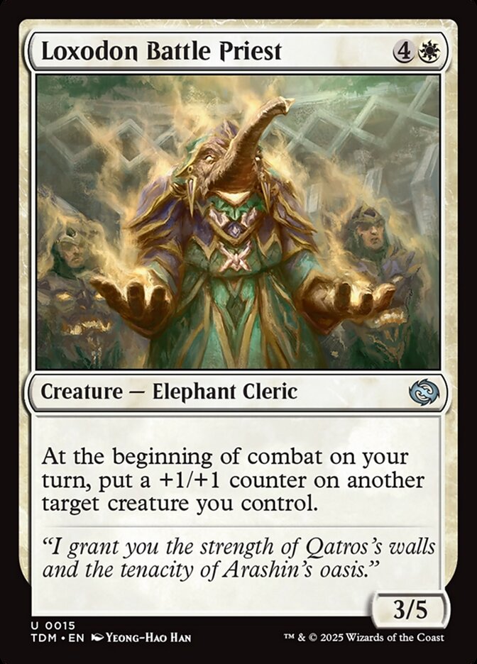 Loxodon Battle Priest 15 (Tarkir: Dragonstorm)  | Good Games Adelaide SA
