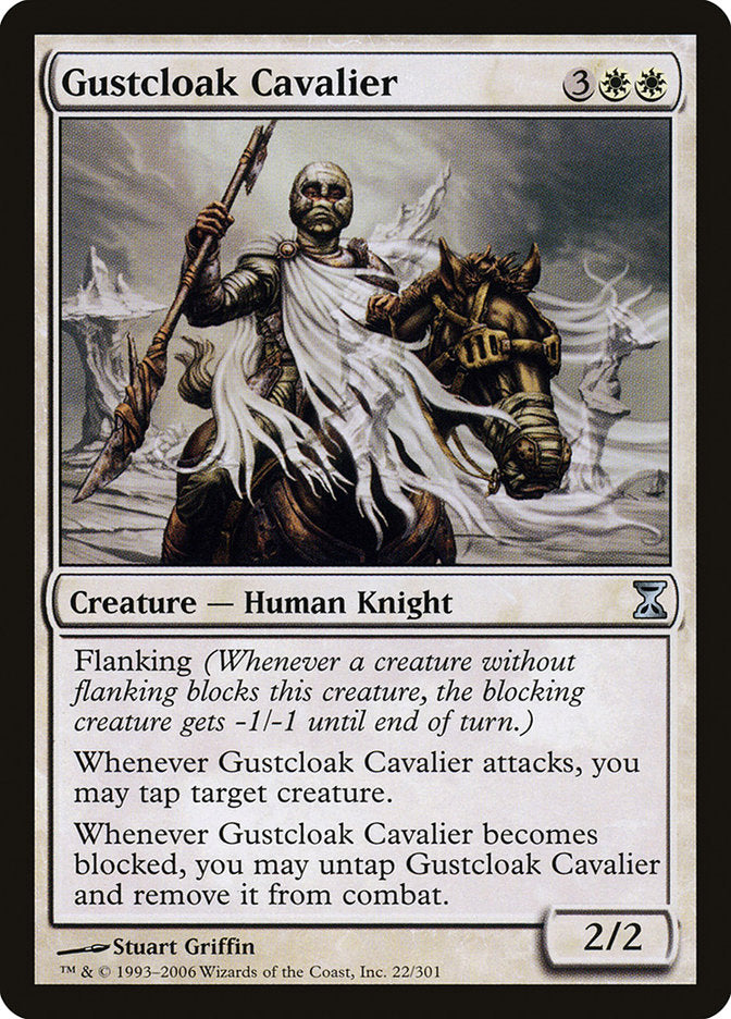 Gustcloak Cavalier 22 (Time Spiral)  - Foil | Good Games Adelaide SA