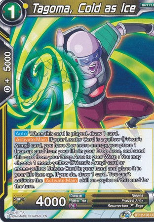 Tagoma, Cold as Ice [BT12-106] | Good Games Adelaide SA