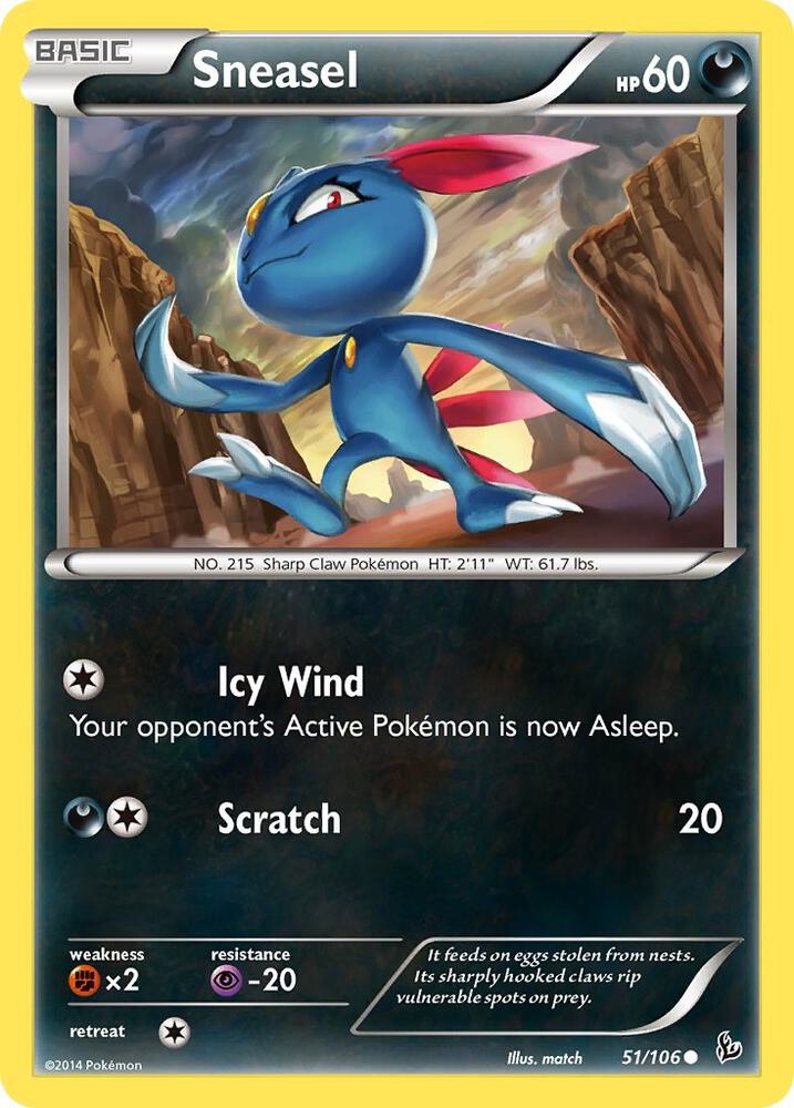 Sneasel 51/106 (XY - Flashfire)  | Good Games Adelaide SA