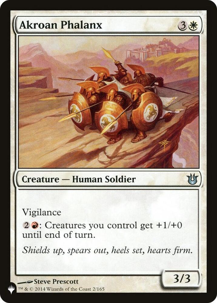 Akroan Phalanx 2/165 (The List Reprints)  | Good Games Adelaide SA