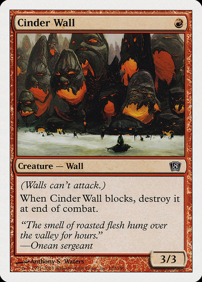 Cinder Wall [Eighth Edition] | Good Games Adelaide SA