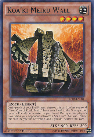Koa'ki Meiru Wall [BP03-EN081] Rare | Good Games Adelaide SA