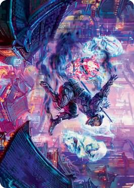 Thousand Faced Shadow Art Card 37 (Art Series: Kamigawa: Neon Dynasty)  | Good Games Adelaide SA