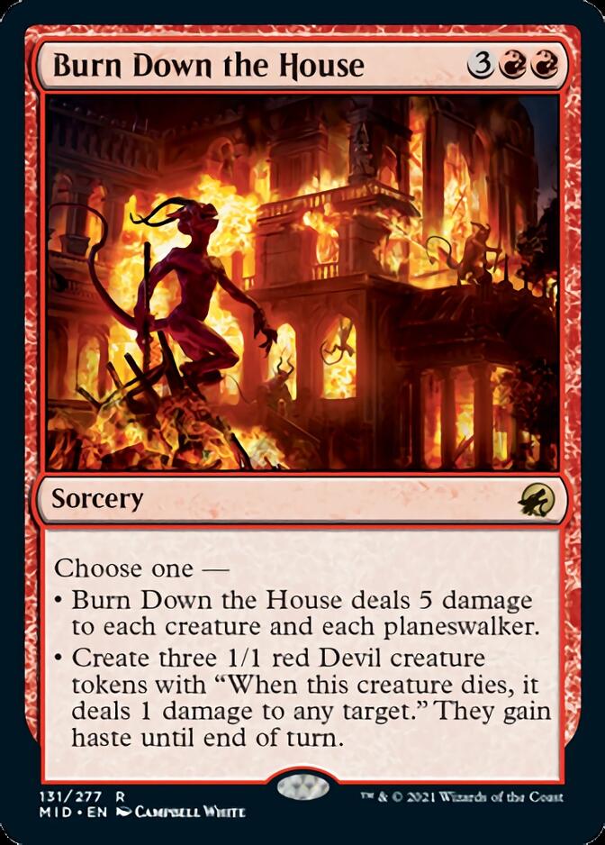 Burn Down the House [Innistrad: Midnight Hunt] | Good Games Adelaide SA