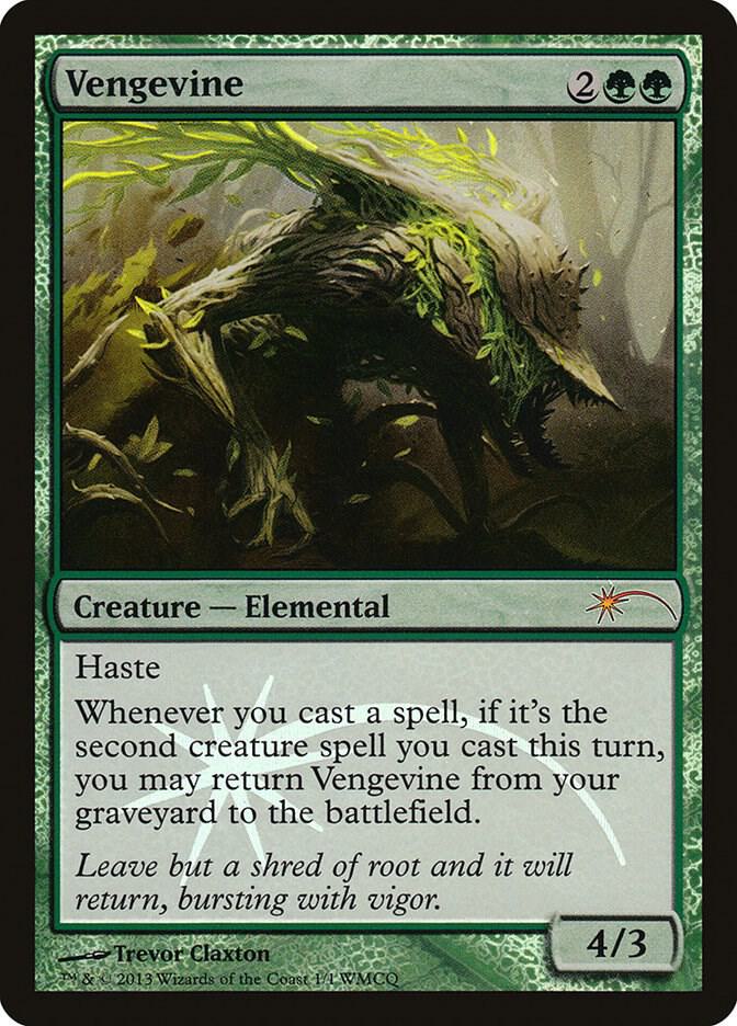 Vengevine 1 (WMCQ Promo Cards)  - Foil | Good Games Adelaide SA