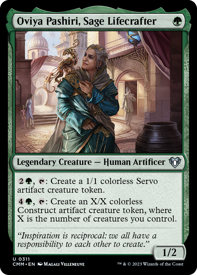 Oviya Pashiri, Sage Lifecrafter [Commander Masters] | Good Games Adelaide SA