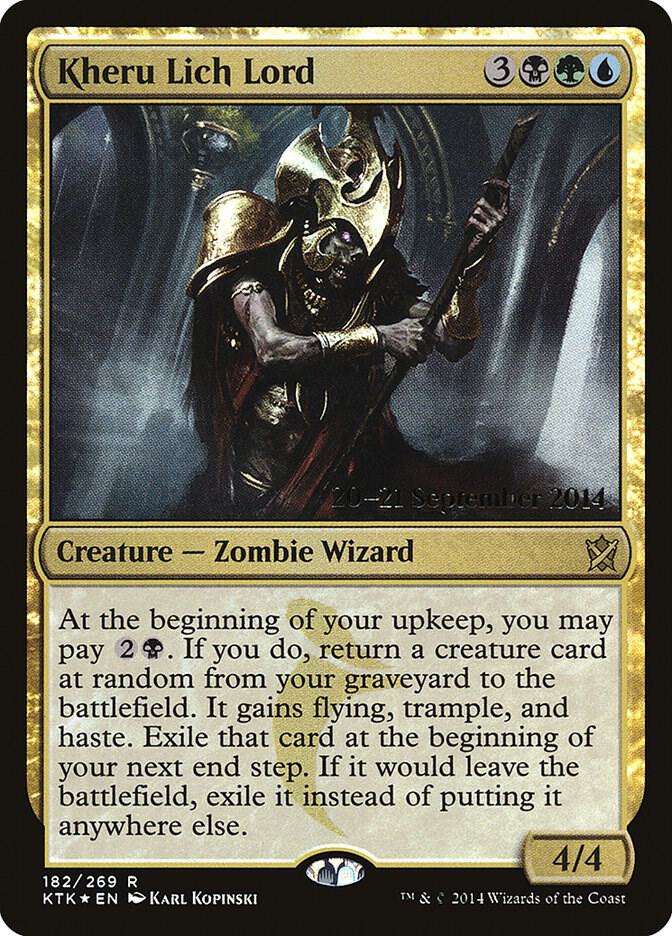 Kheru Lich Lord 182 (Prerelease Cards)  - Foil | Good Games Adelaide SA
