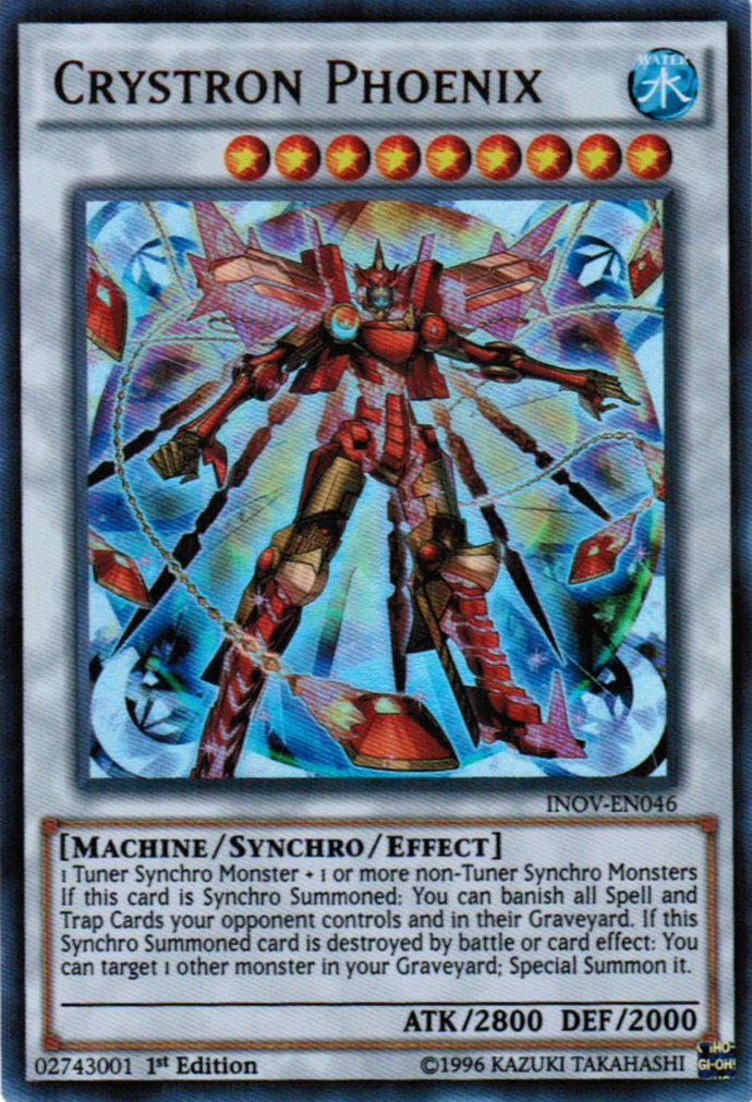 Crystron Phoenix [INOV-EN046] Ultra Rare | Good Games Adelaide SA