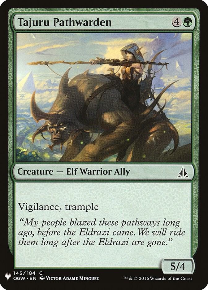 Tajuru Pathwarden 145 (The List Reprints)  | Good Games Adelaide SA