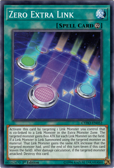 Zero Extra Link [CYHO-EN052] Common | Good Games Adelaide SA