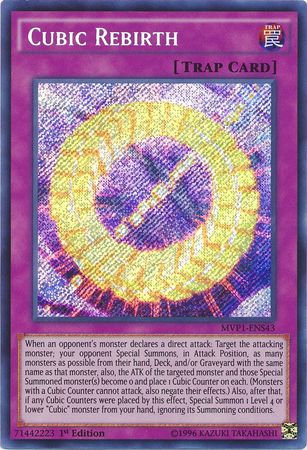 Cubic Rebirth [MVP1-ENS43] Secret Rare | Good Games Adelaide SA