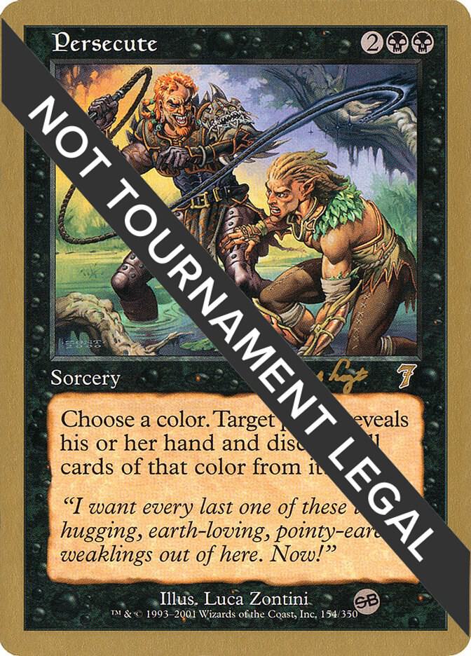 Persecute 2001 Tom van de Logt 7ED SB  (World Championship Decks)  | Good Games Adelaide SA