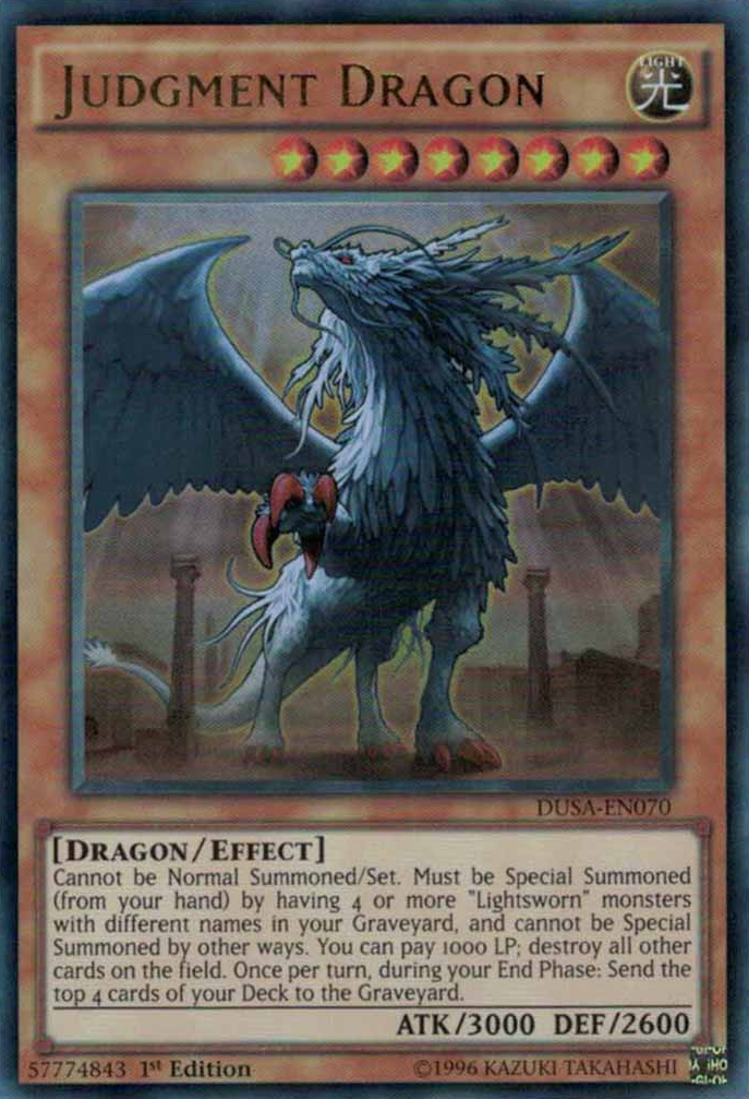 Judgment Dragon [DUSA-EN070] Ultra Rare | Good Games Adelaide SA