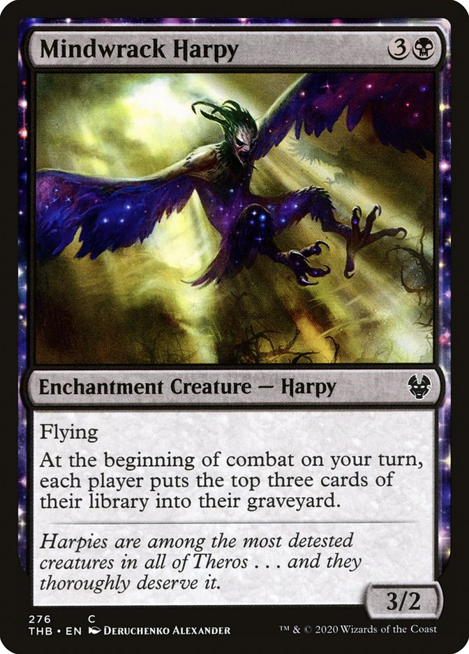 Mindwrack Harpy [Theros Beyond Death] | Good Games Adelaide SA