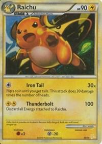Raichu 30 Holo 30/30 (HGSS Trainer Kit: Gyarados & Raichu)  - Holofoil | Good Games Adelaide SA