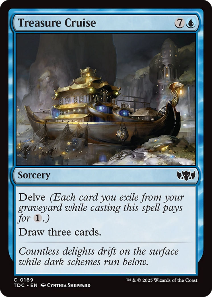 Treasure Cruise [Tarkir: Dragonstorm Commander] | Good Games Adelaide SA