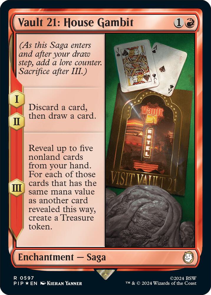 Vault 21: House Gambit 597 (Universes Beyond: Fallout)  - Foil | Good Games Adelaide SA