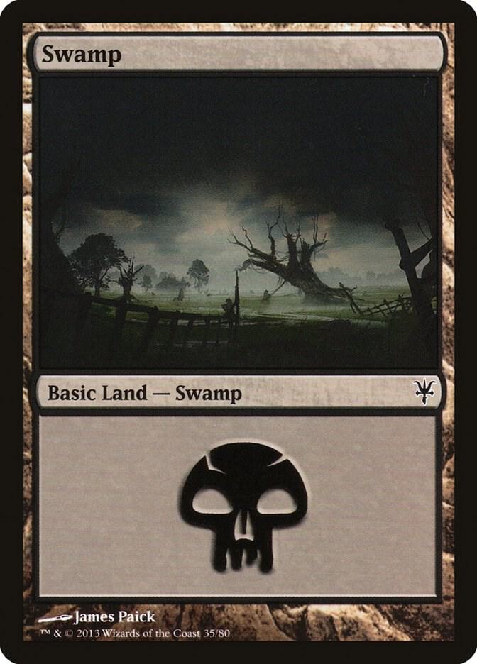 Swamp 35 35 (Duel Decks: Sorin vs. Tibalt)  | Good Games Adelaide SA