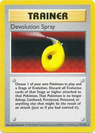 Devolution Spray (72/102) [Base Set Shadowless Unlimited] | Good Games Adelaide SA