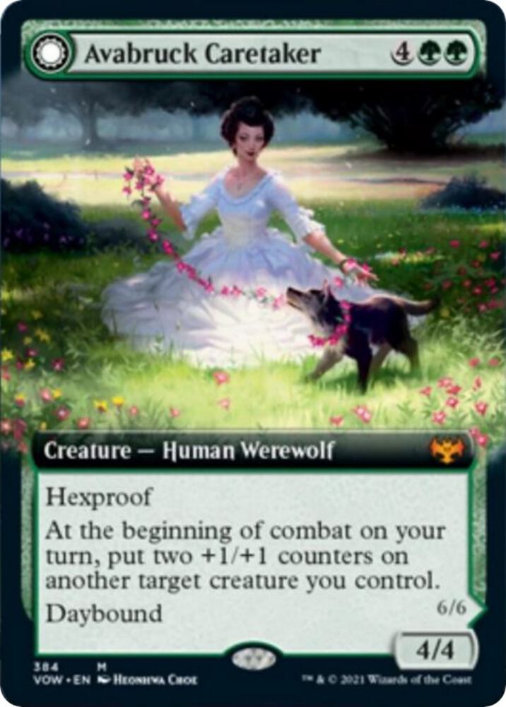 Avabruck Caretaker Extended Art 384 (Innistrad: Crimson Vow)  - Foil | Good Games Adelaide SA