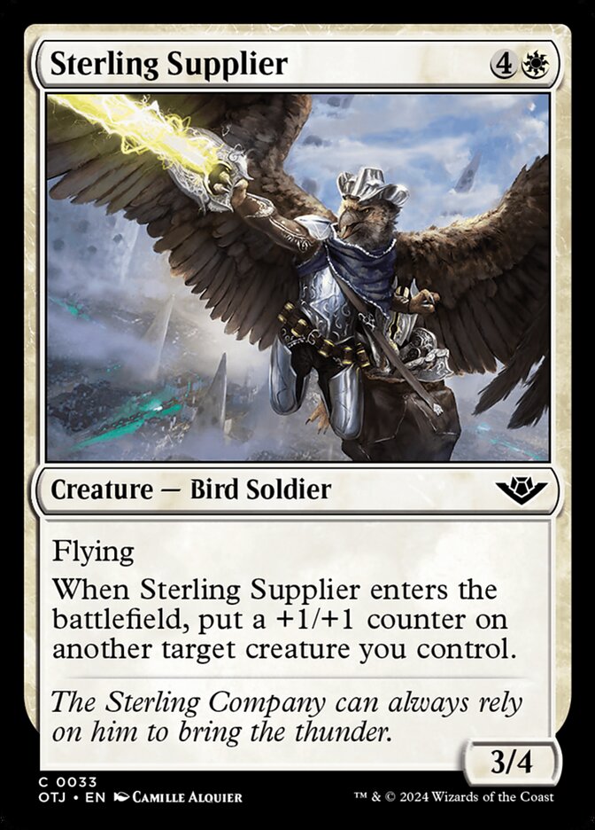 Sterling Supplier 33 (Outlaws of Thunder Junction)  - Foil | Good Games Adelaide SA