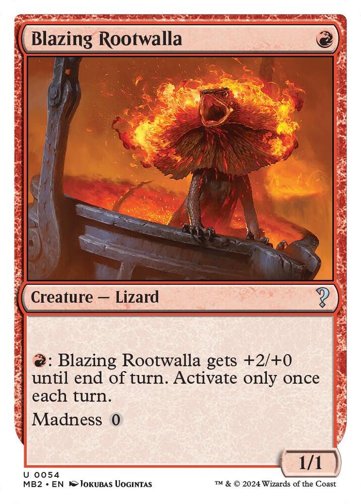 Blazing Rootwalla 54 (Mystery Booster 2)  | Good Games Adelaide SA