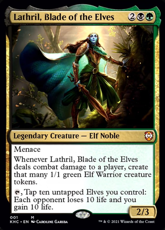 Lathril, Blade of the Elves [Kaldheim Commander] | Good Games Adelaide SA