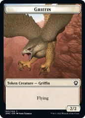 Zombie Knight // Griffin Double-sided Token [Dominaria United Commander Tokens] | Good Games Adelaide SA