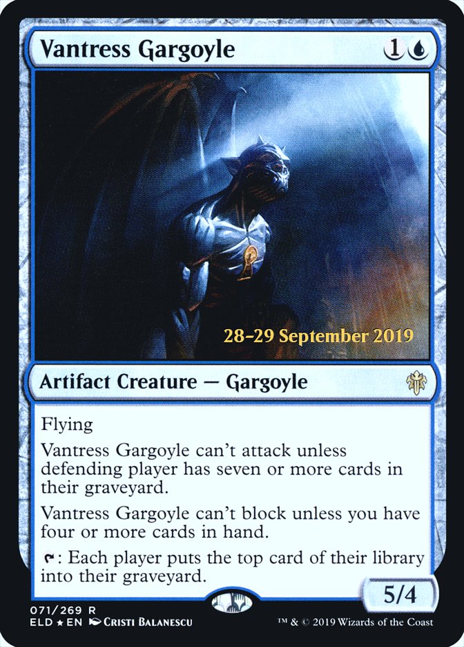 Vantress Gargoyle  [Throne of Eldraine Prerelease Promos] | Good Games Adelaide SA