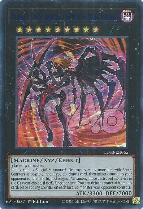 Number C40: Gimmick Puppet of Dark Strings (Blue) [LDS3-EN065] Ultra Rare | Good Games Adelaide SA