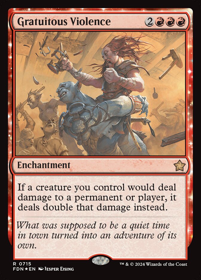 Gratuitous Violence 715 (Foundations)  - Foil | Good Games Adelaide SA