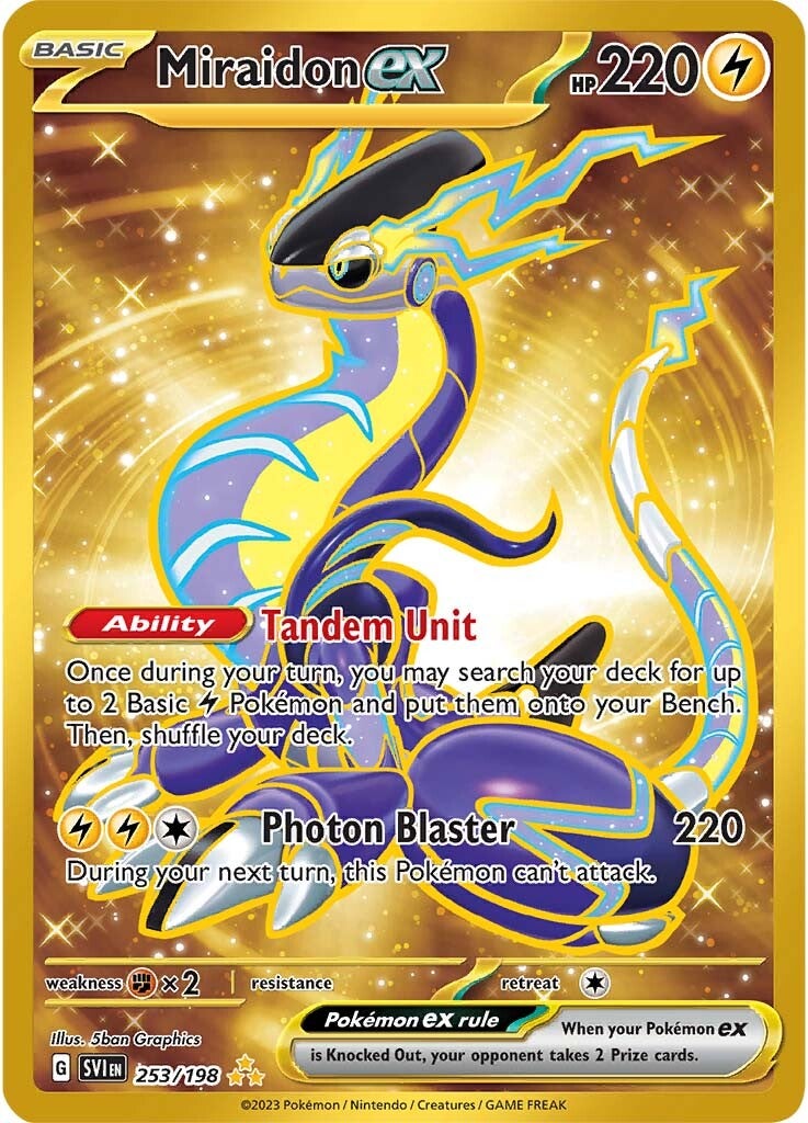 Miraidon ex (253/198) [Scarlet & Violet: Base Set] | Good Games Adelaide SA