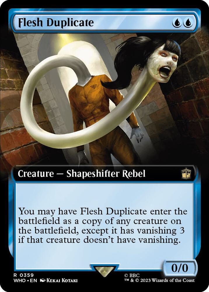 Flesh Duplicate 359 (Universes Beyond: Doctor Who)  - Foil | Good Games Adelaide SA