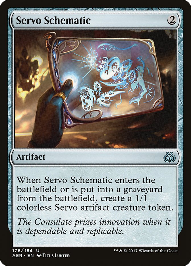 Servo Schematic 176 (Aether Revolt)  - Foil | Good Games Adelaide SA