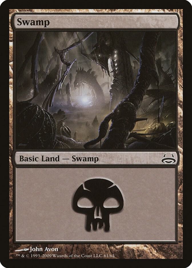 Swamp 61 (Duel Decks: Divine vs. Demonic)  - Foil | Good Games Adelaide SA