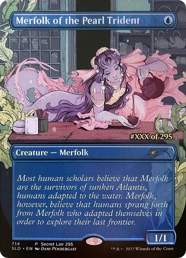 Merfolk of the Pearl Trident Serial Numbered 714 (Secret Lair Drop Series)  | Good Games Adelaide SA