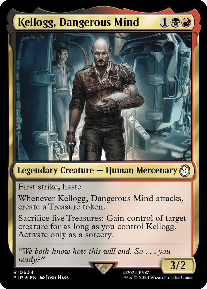 Kellogg, Dangerous Mind 634 (Universes Beyond: Fallout)  - Foil | Good Games Adelaide SA