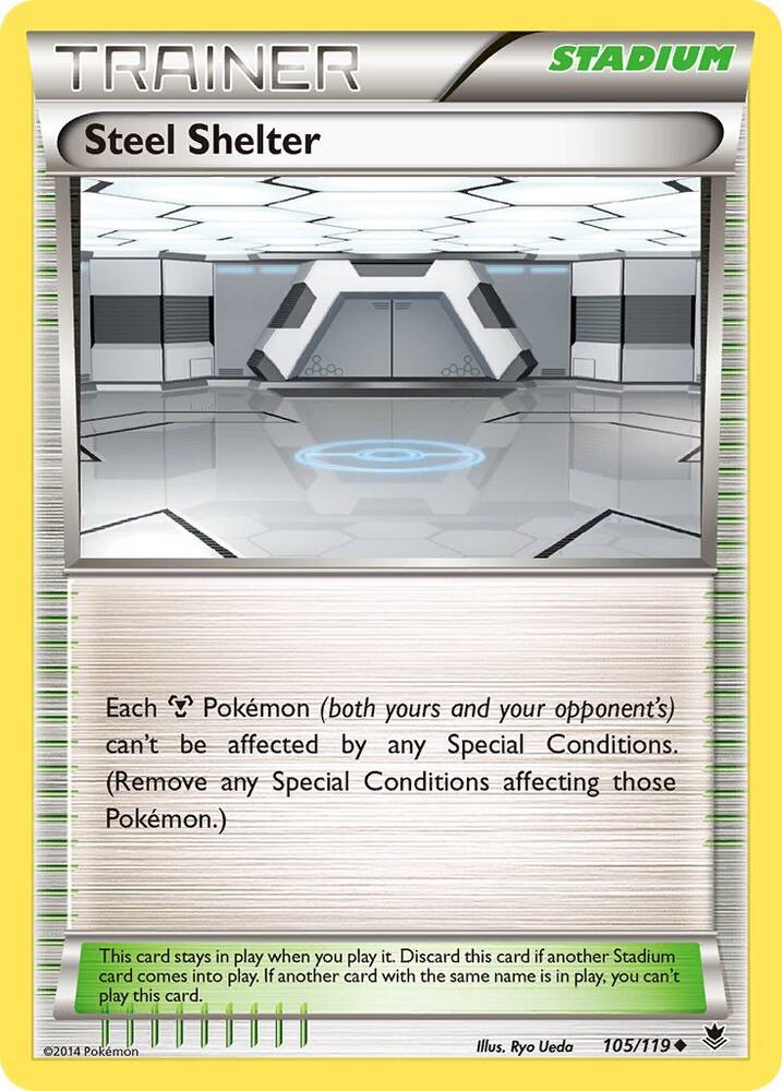 Steel Shelter 105/119 (XY - Phantom Forces)  | Good Games Adelaide SA