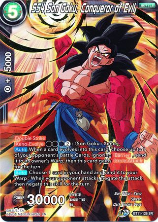 SS4 Son Goku, Conqueror of Evil [BT11-126] | Good Games Adelaide SA