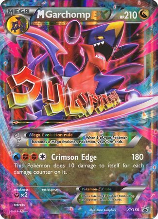 M Garchomp EX (XY168) (Jumbo Card) [XY: Black Star Promos] | Good Games Adelaide SA