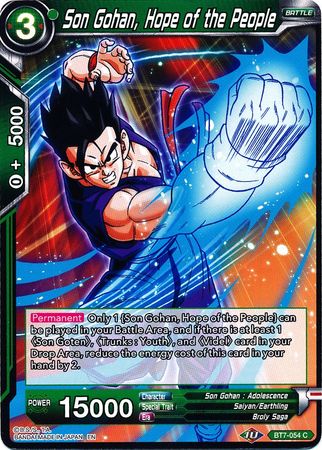 Son Gohan, Hope of the People [BT7-054] | Good Games Adelaide SA