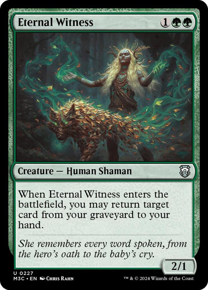 Eternal Witness 227/411 (Commander: Modern Horizons 3)  - Ripple Foil | Good Games Adelaide SA