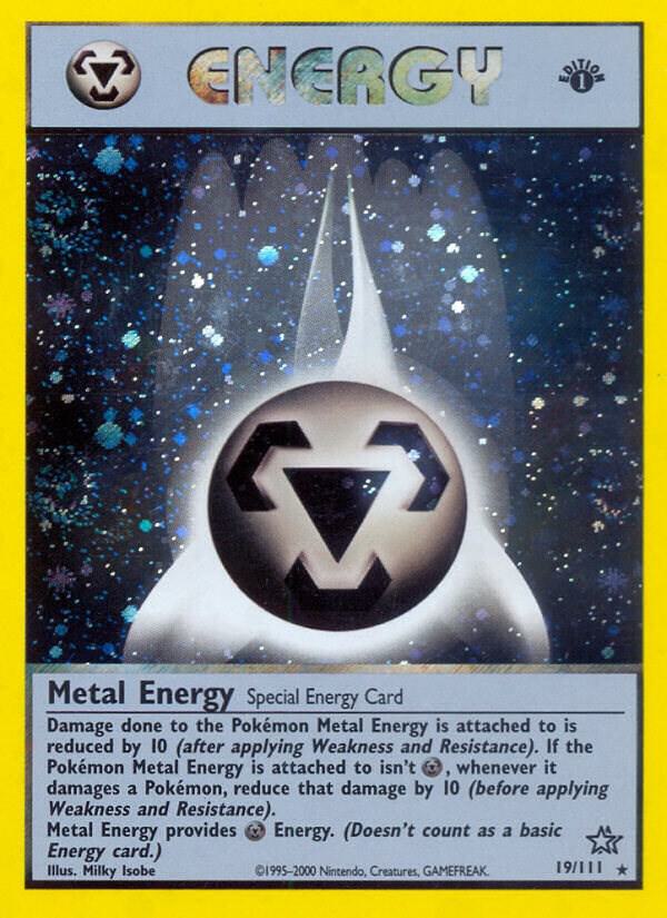 Metal Energy 019/111 (Neo Genesis)  - 1st Edition Holofoil | Good Games Adelaide SA