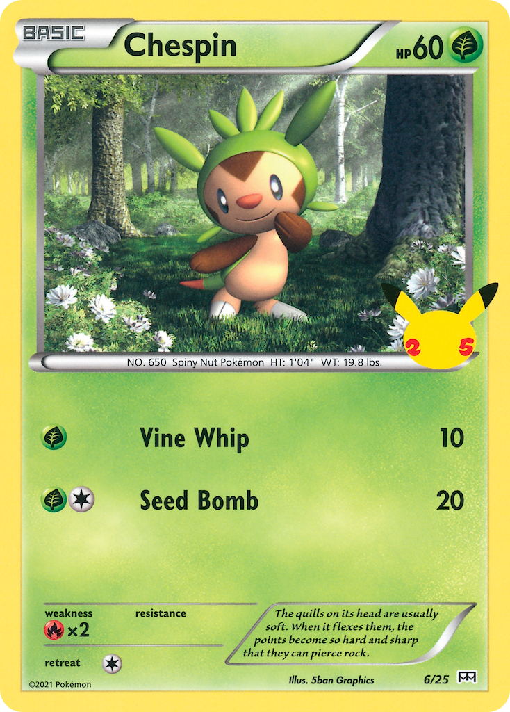 Chespin (6/25) [McDonald's 25th Anniversary] | Good Games Adelaide SA