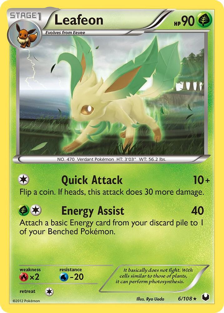 Leafeon 6/108 (Dark Explorers)  | Good Games Adelaide SA